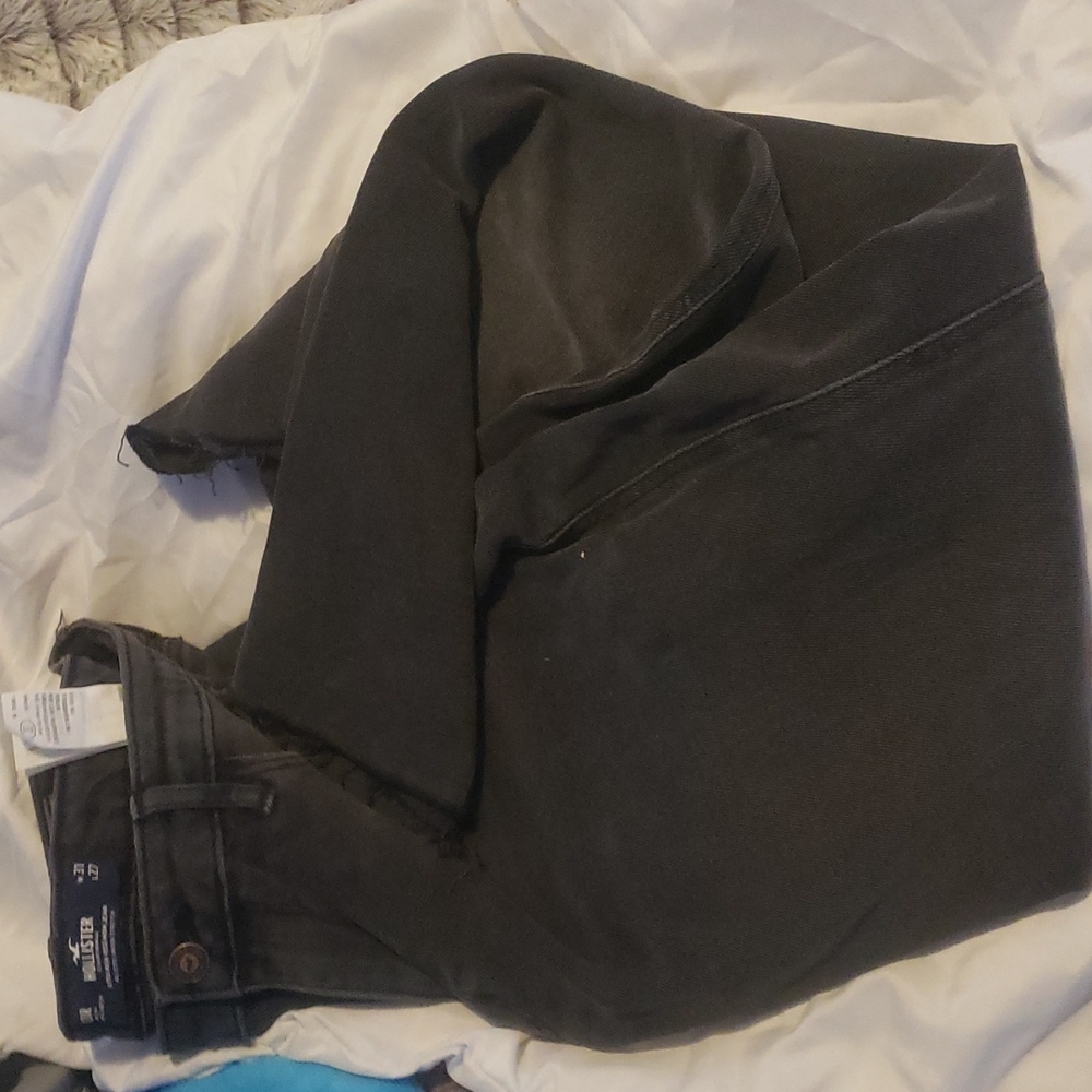 Hollister Jeans, dark gray, ultra high rise.